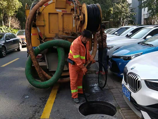 江北排污管道清淤